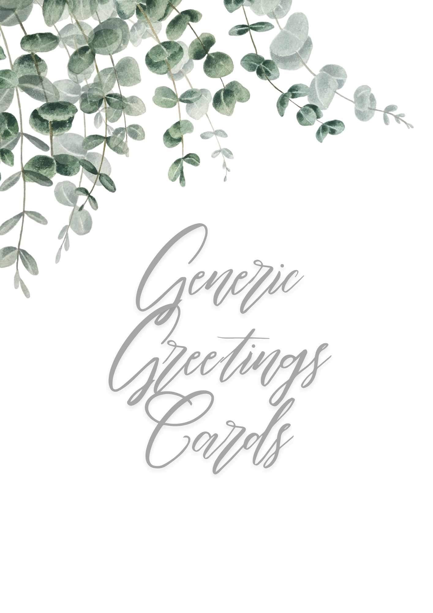 Generic Greeting Cards