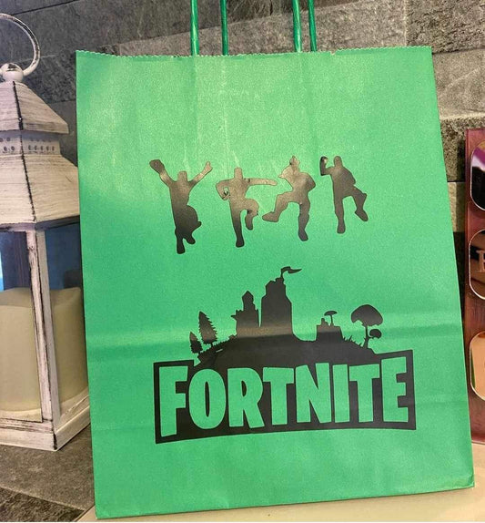 Fortnite Inspired Paper Party Bag