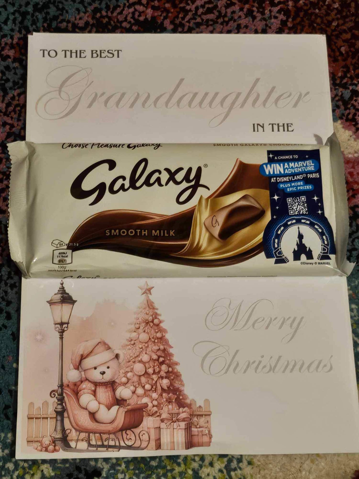 Galaxy Chocolate Christmas A4 Board