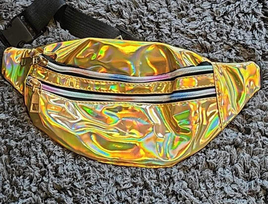 Gold Iridescent Bum Bag