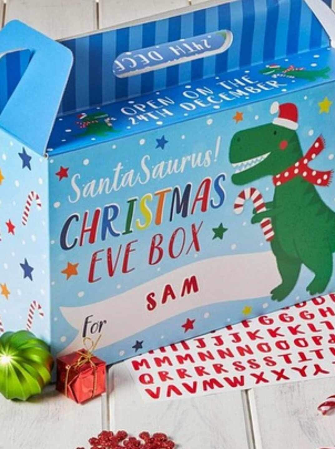 Dinosaur Christmas Eve Box