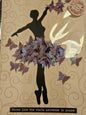 Ballerina/ Dancer Themed Greetings Card