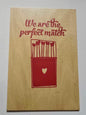 Wooden Valentines Postcards