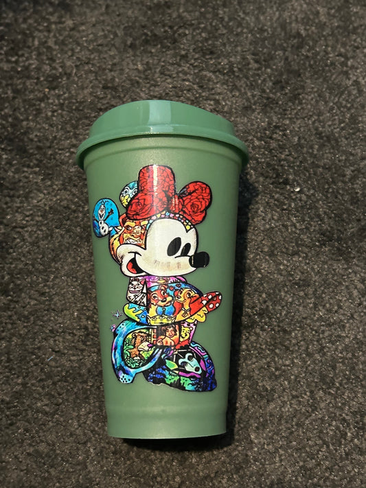 Minnie Mouse Inspired Hot Cup