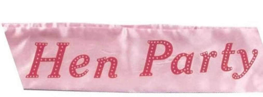 Hen Party Sash