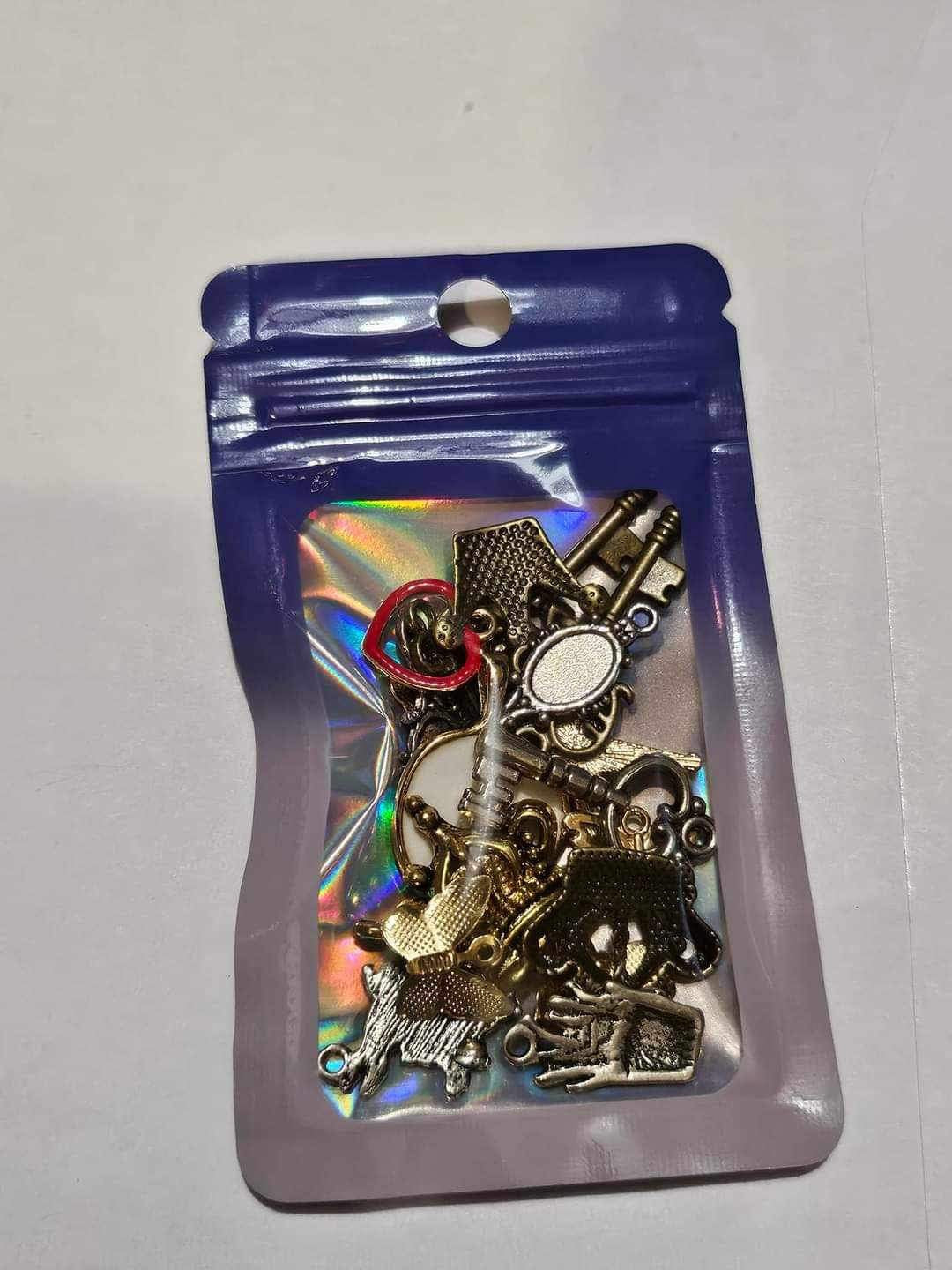 Metal Charm Craft Baggies