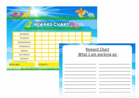 Children’s Reusable Wipe Clean Laminated Reward Chart