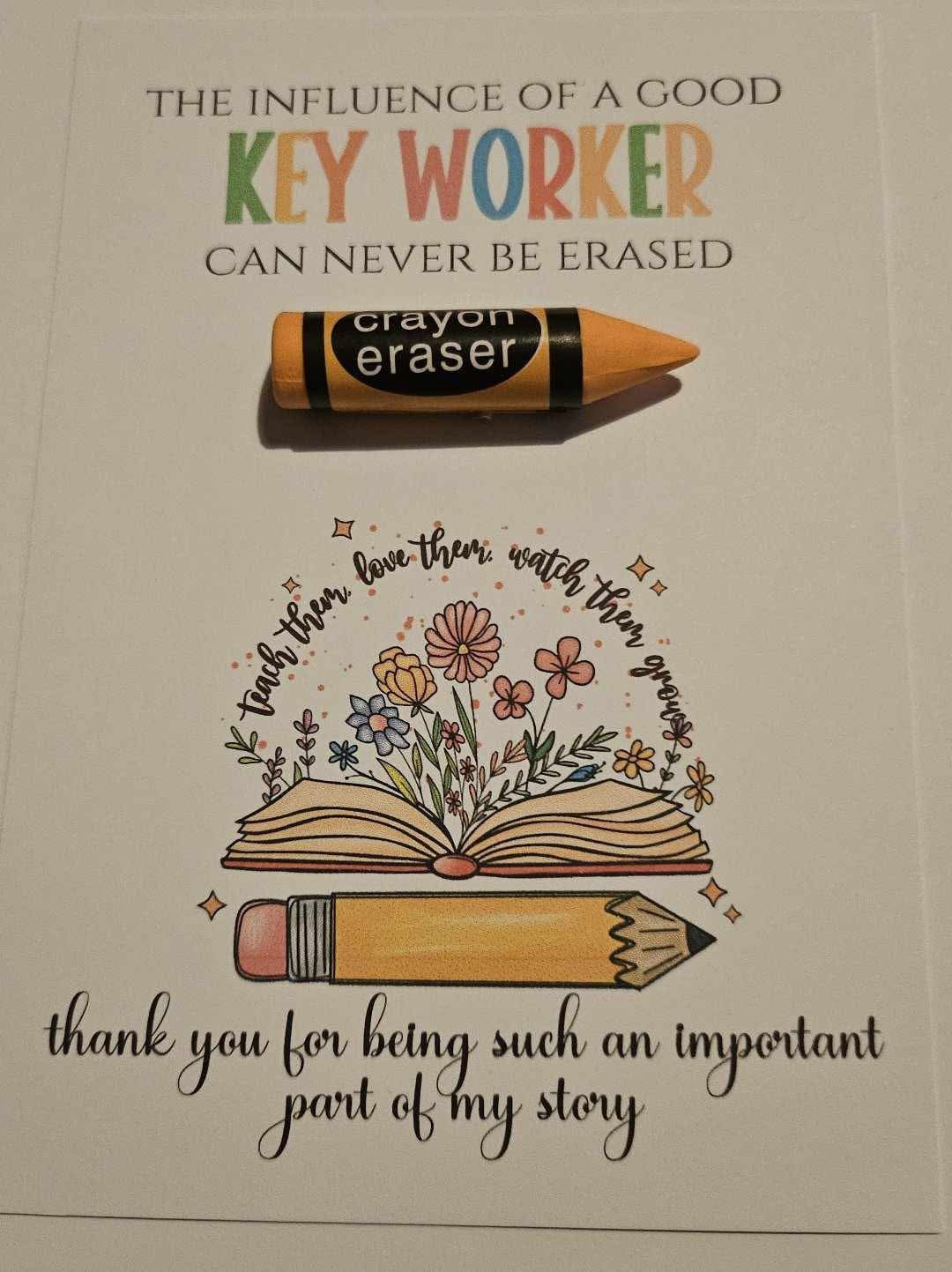 Teacher Eraser Thank you Gifts