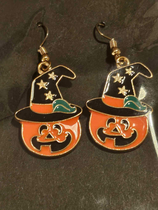 Halloween Pumpkin Earrings