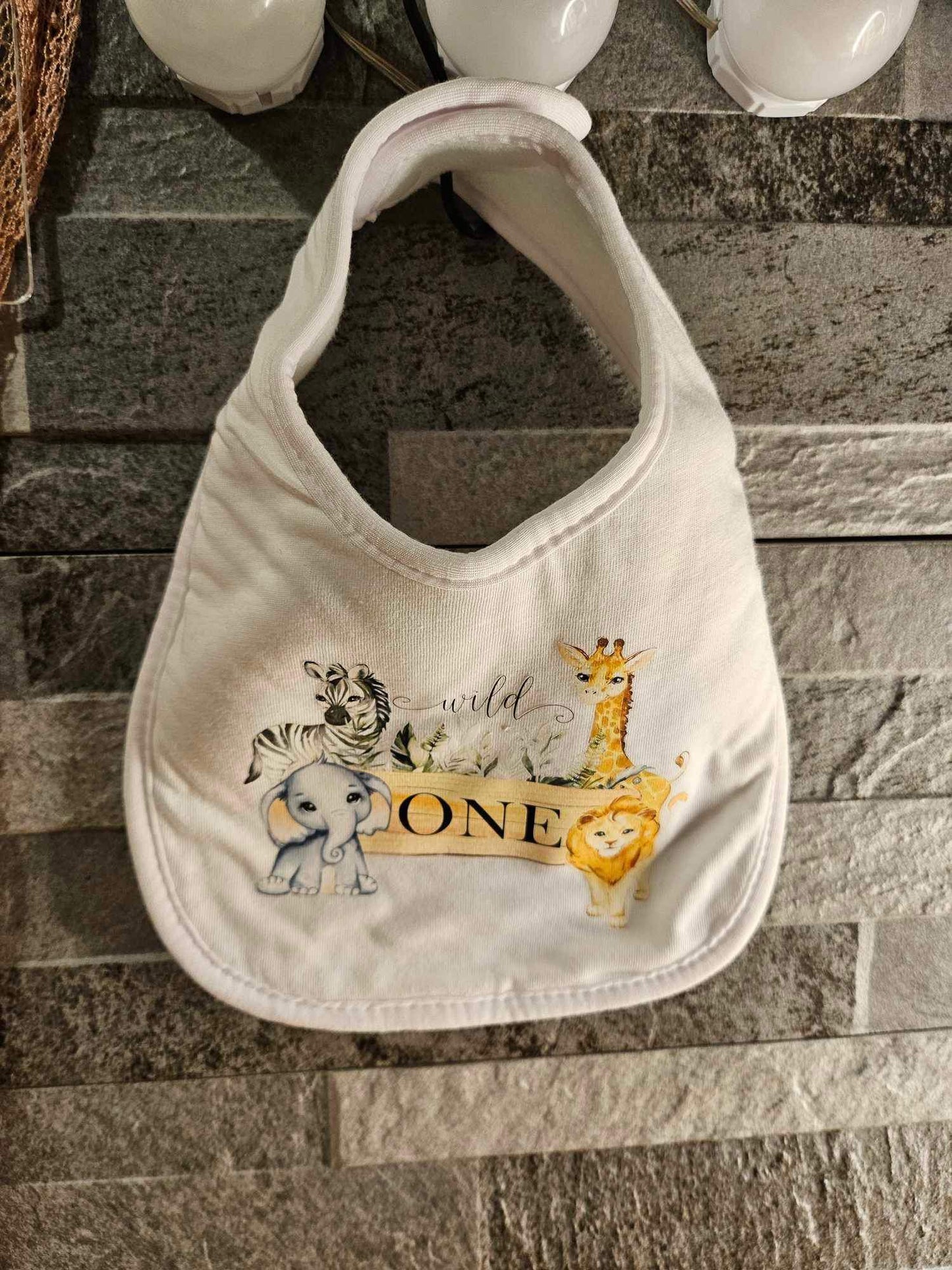 Wild One Baby Bib