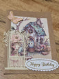 Vintage Happy Birthday Mystical Fairies Cards