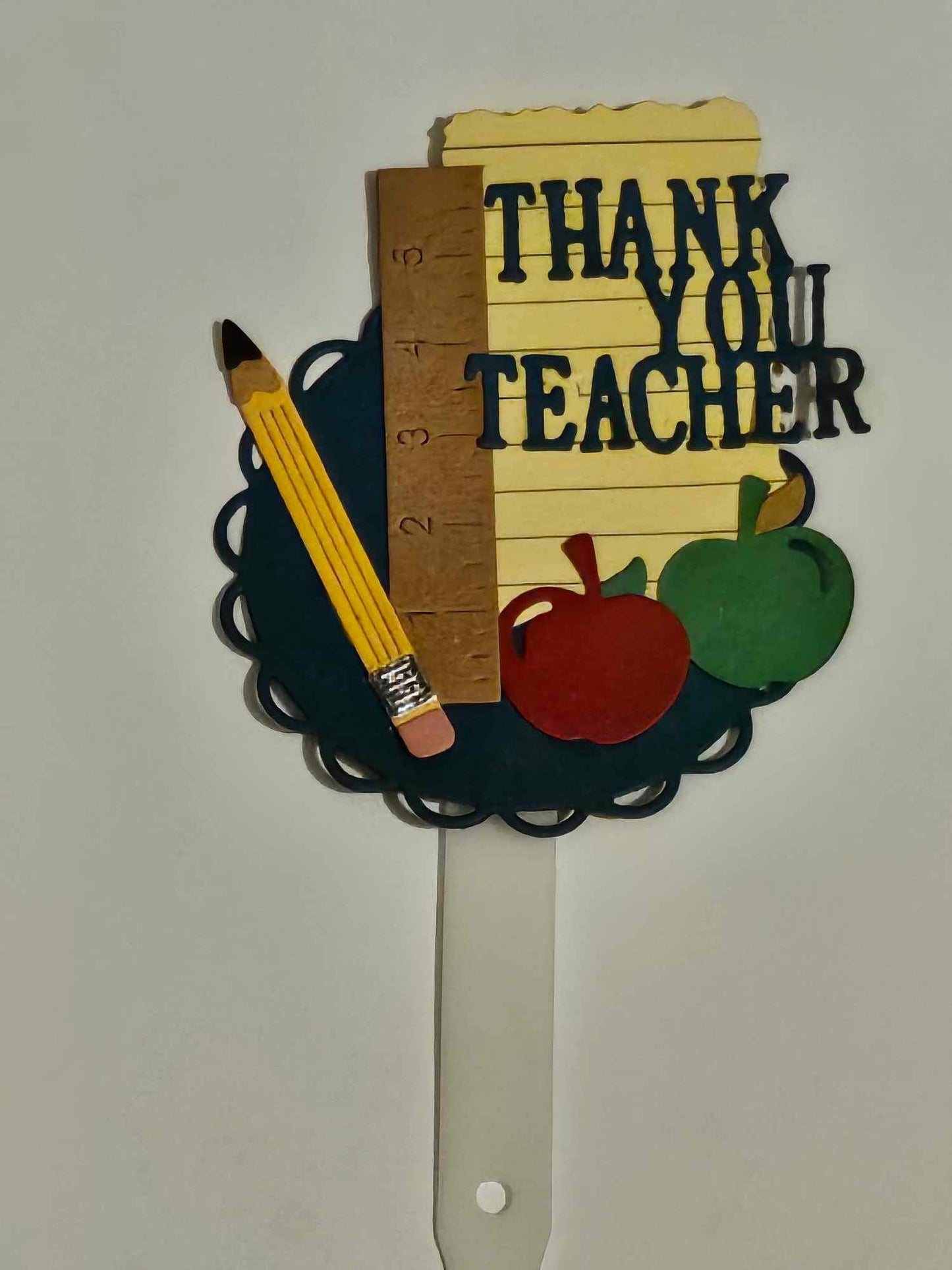 Thank you Teacher Cupcake Topper