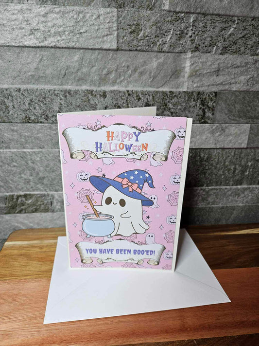 Boo Basket Greeting Card