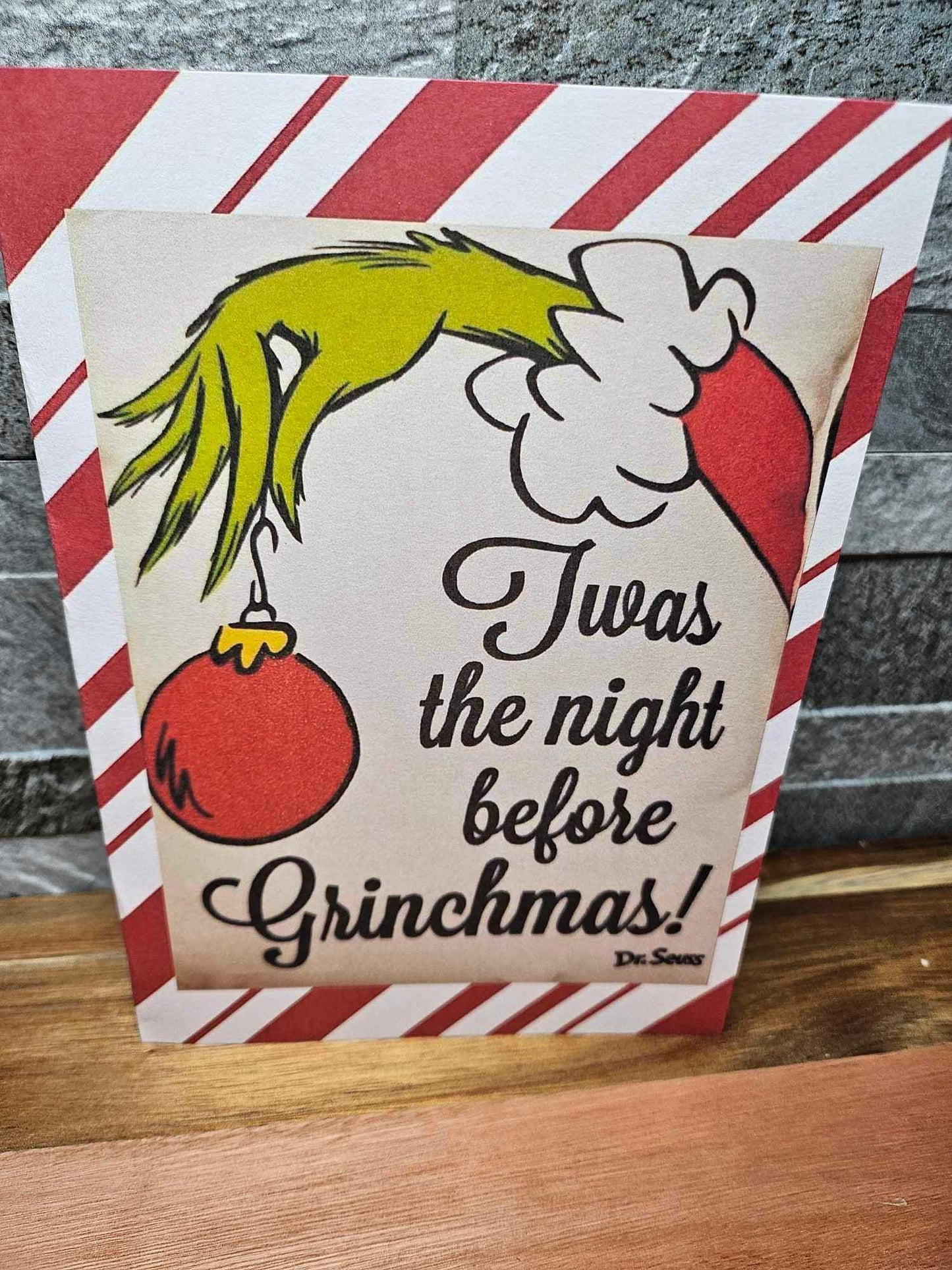 Grinch Inspired Christmas Card