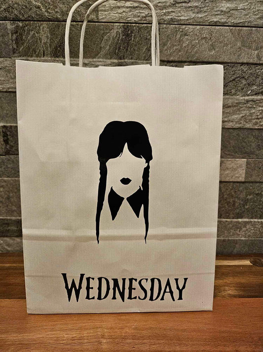 Wednesday Inspired Paper Party Bag