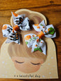 Halloween Twin Pack Hair Bow