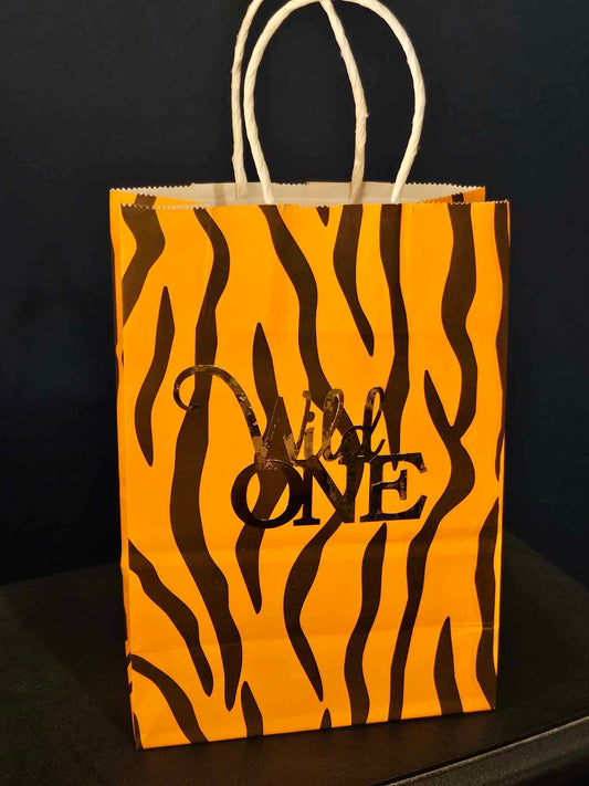 Wild One Themed Paper Party Bag