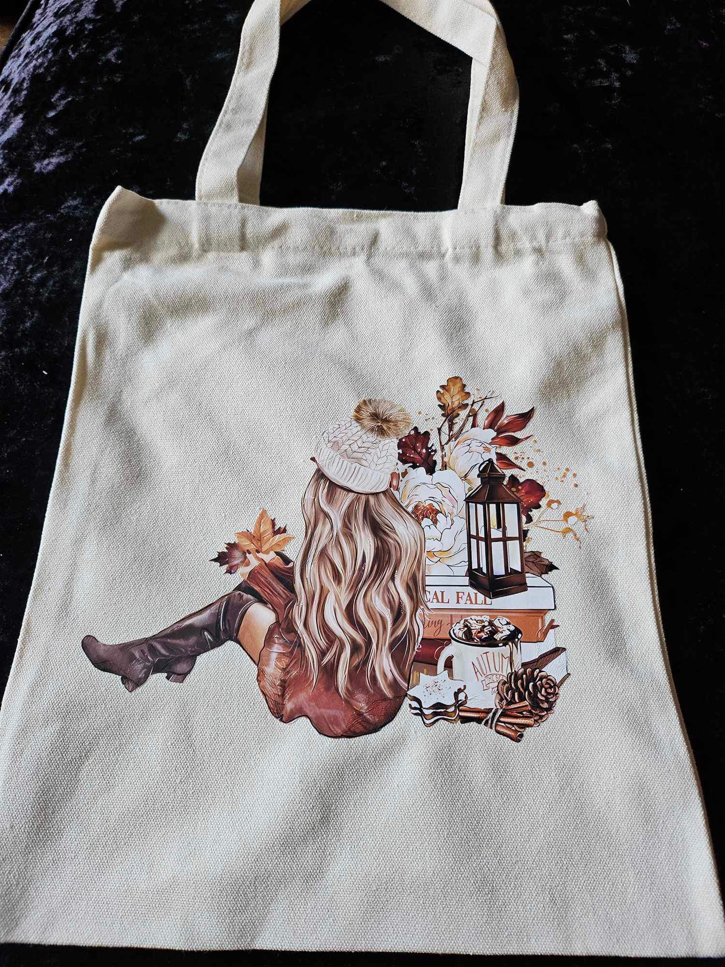 Autumnal Girl Tote Bag