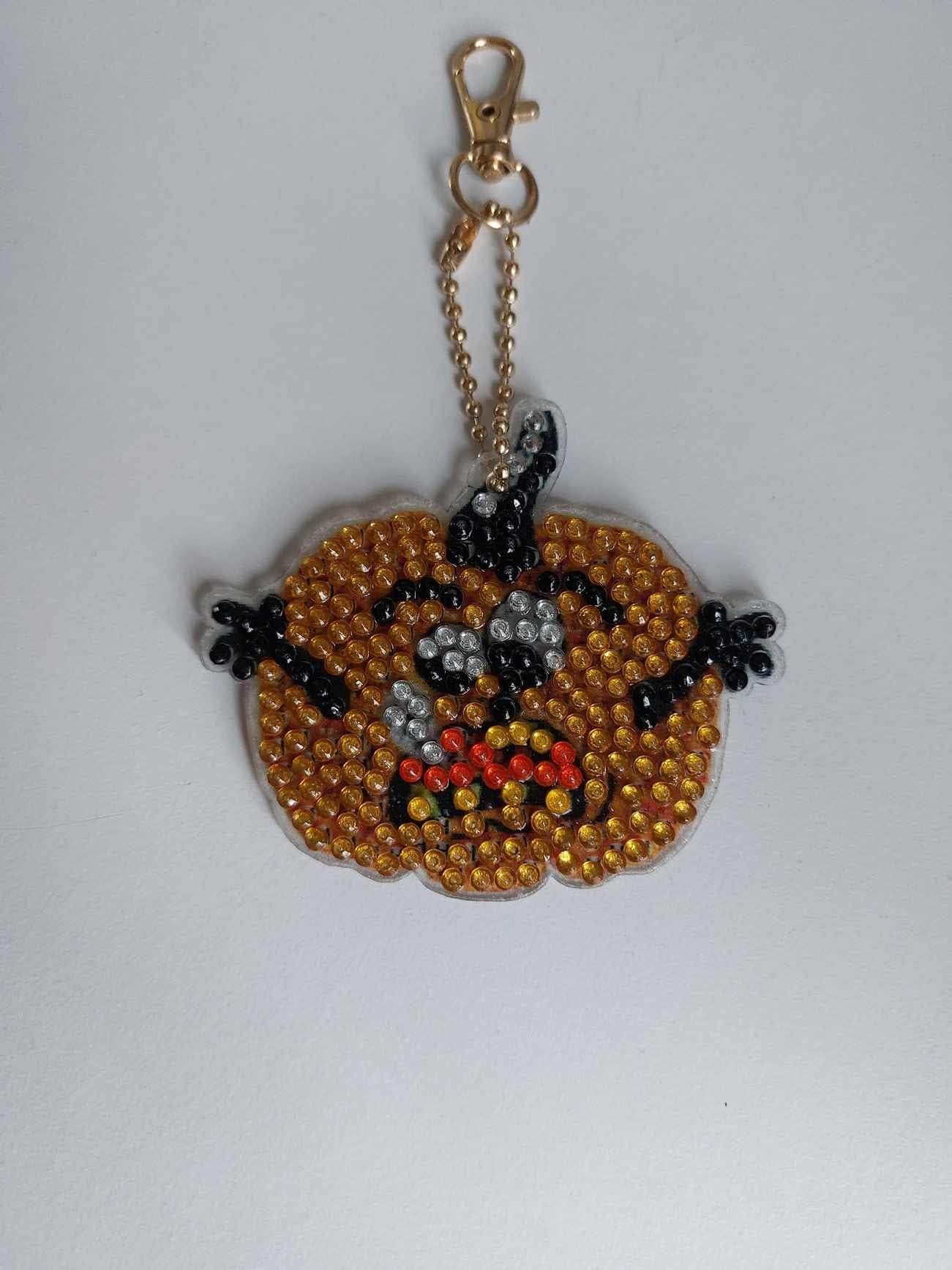 Halloween Themed Diamond Painted Keyring