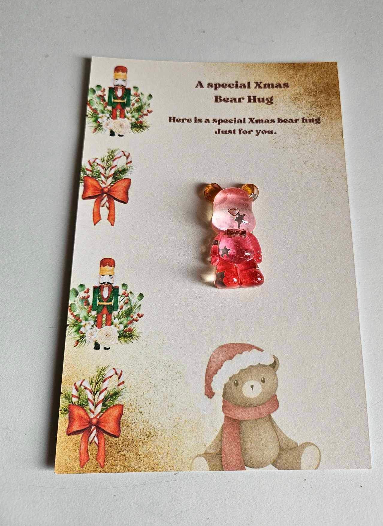 Christmas Bear Pocket Hug Christmas Eve Box Filler