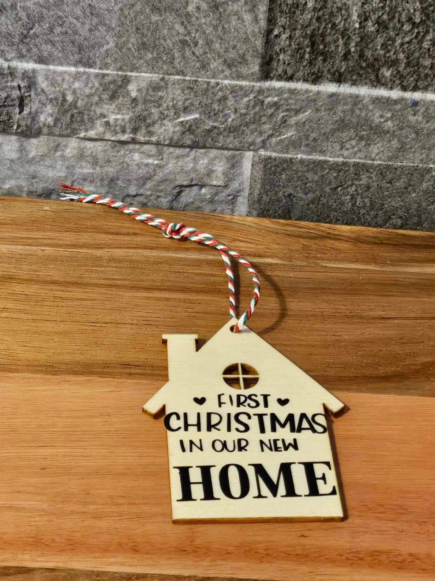 First Christmas In New Home Hanging Decoration