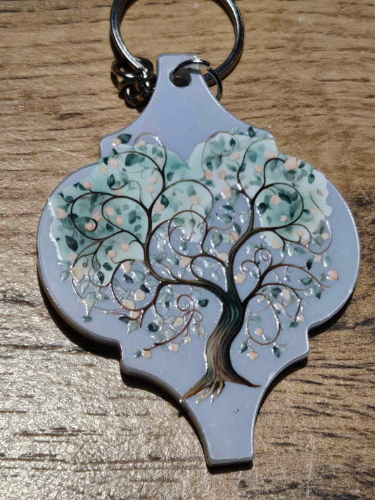 Floral Tree Keyring