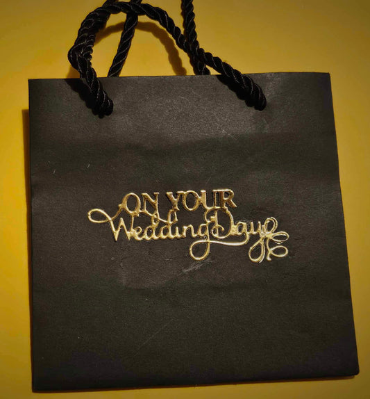 Small Jewellery Wedding Gift Bag