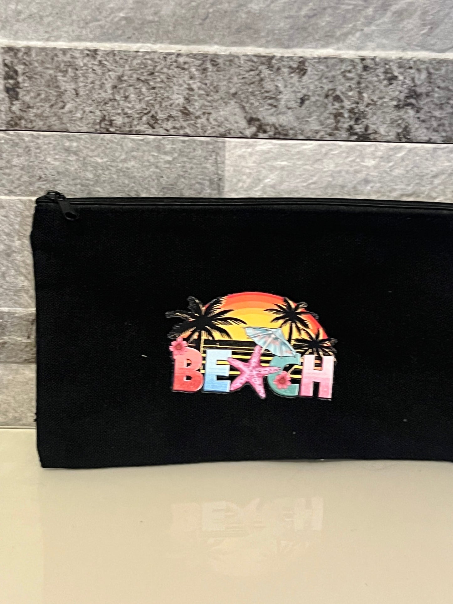 Canvas Tote Beach Cosmetic Bag