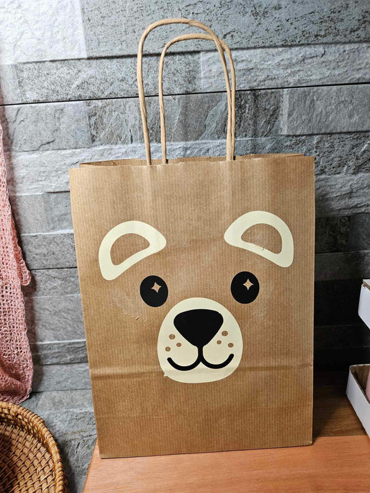 Teddy Bear Themed Paper Party Bag