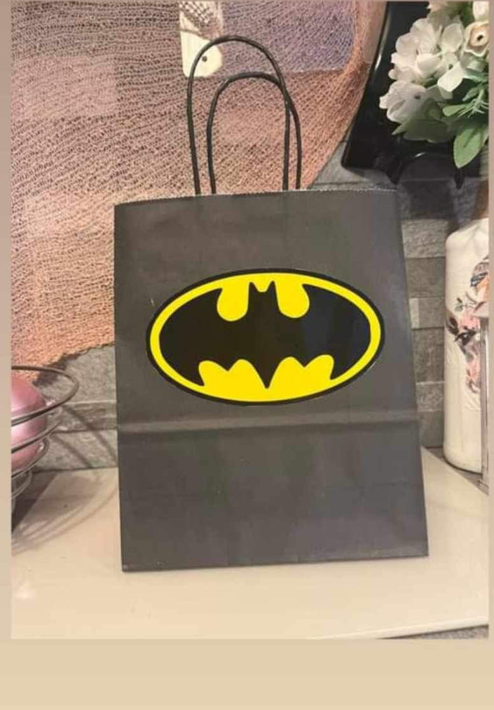 Batman Inspired Paper Party Bag