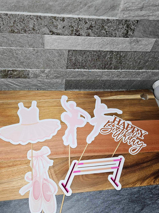 Ballerina Cake Scene Set