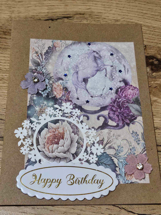 Vintage Happy Birthday Mystical Fairies Cards