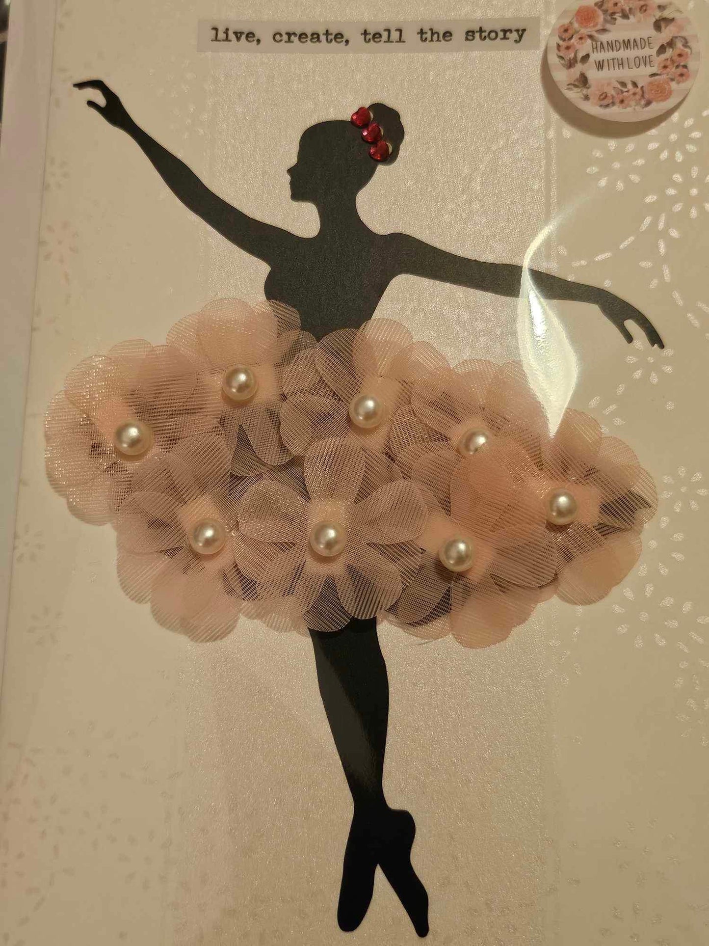 Ballerina/ Dancer Themed Greetings Card