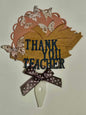 Thank you Teacher Cupcake Topper