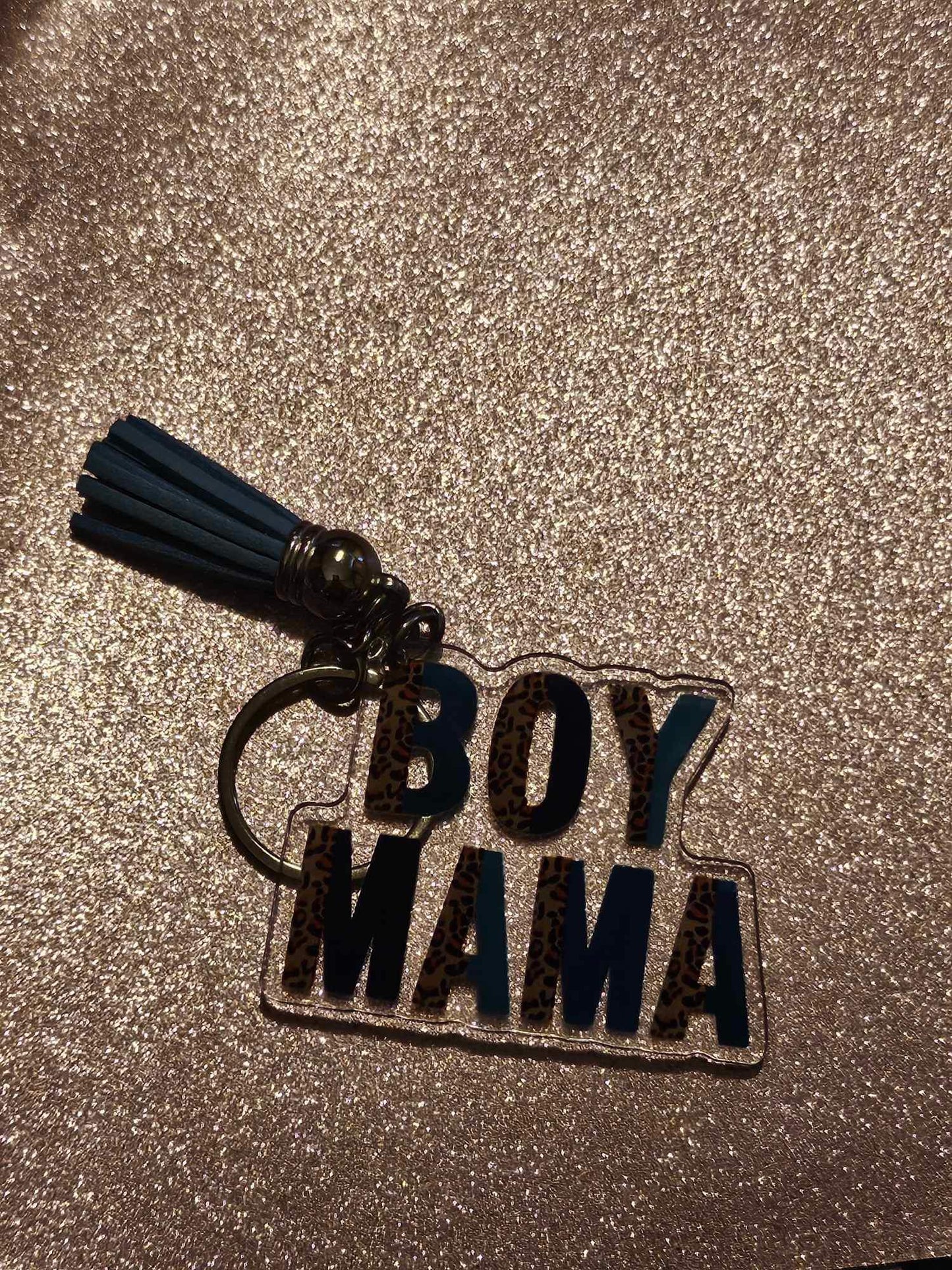 Boy Mama Keyring