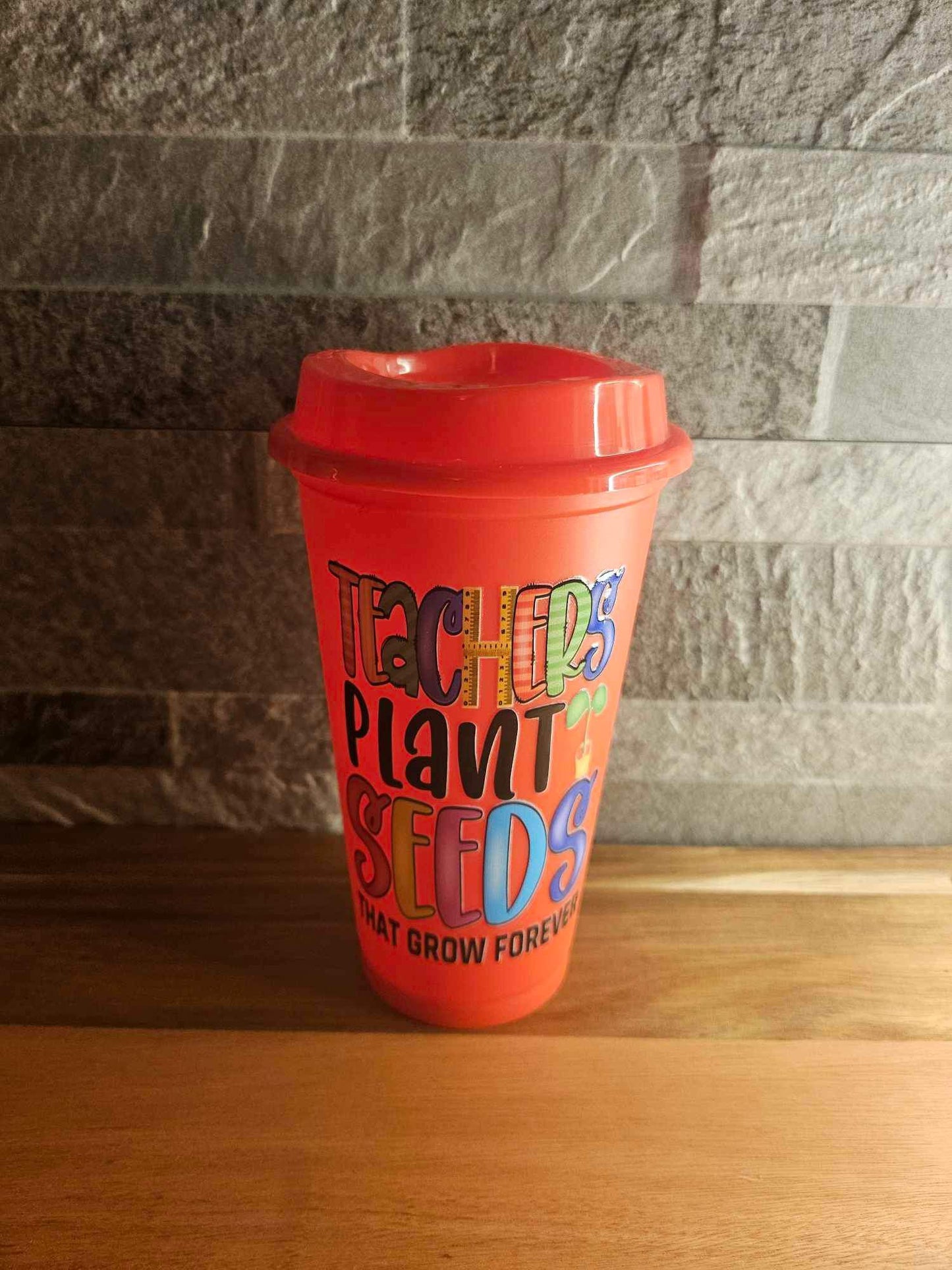 Teacher Themed Hot Cup