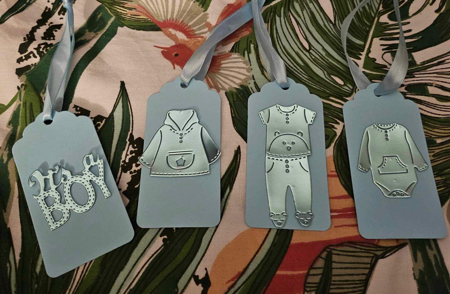 4 Pack Handmade It’s A Boy Gift Tags