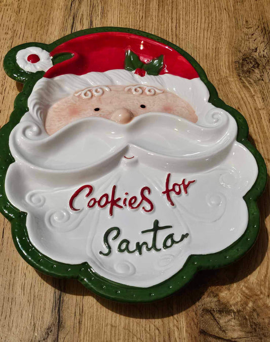 Cookie For Santa Plate