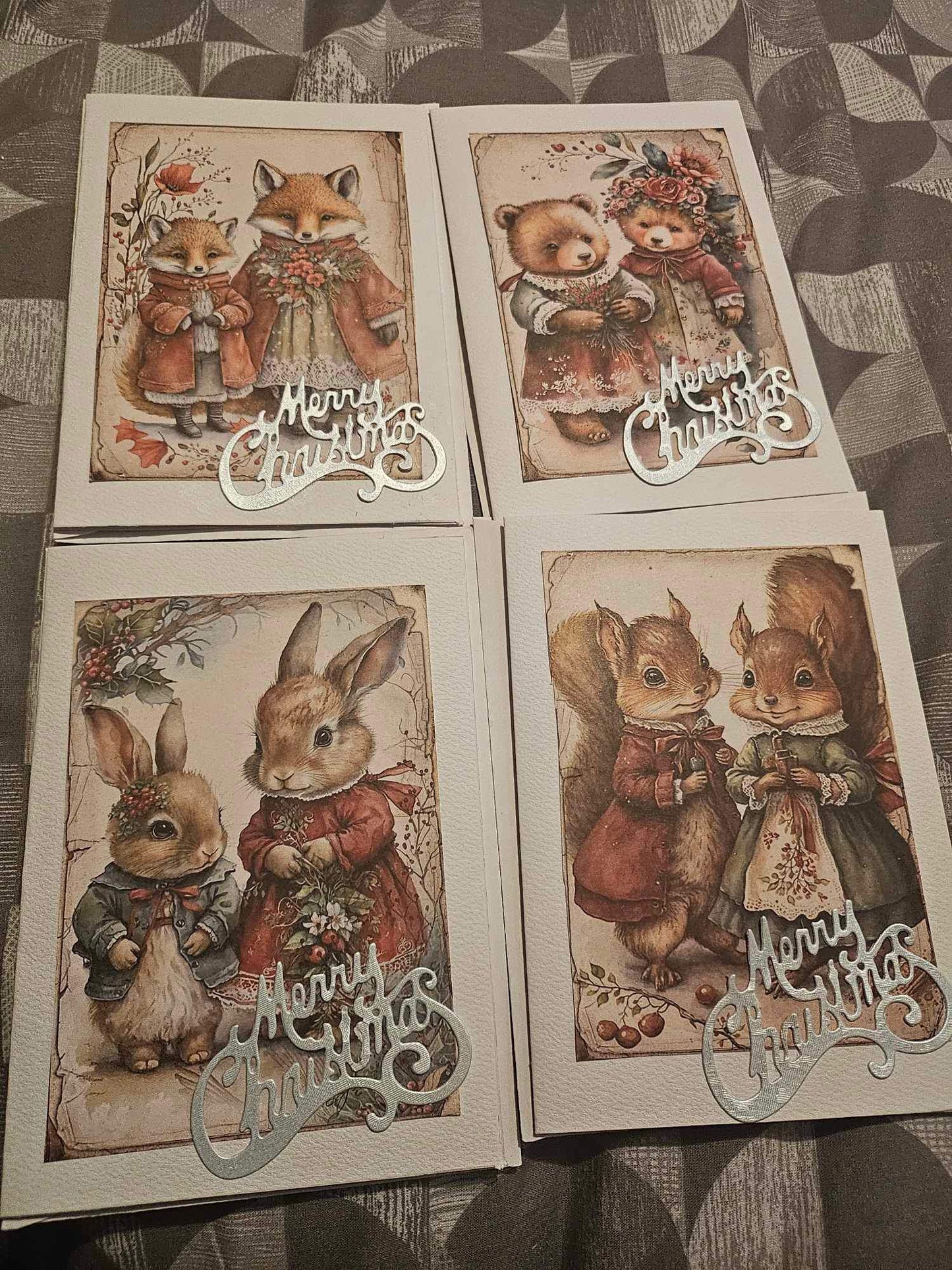 4 Pack Christmas Cards