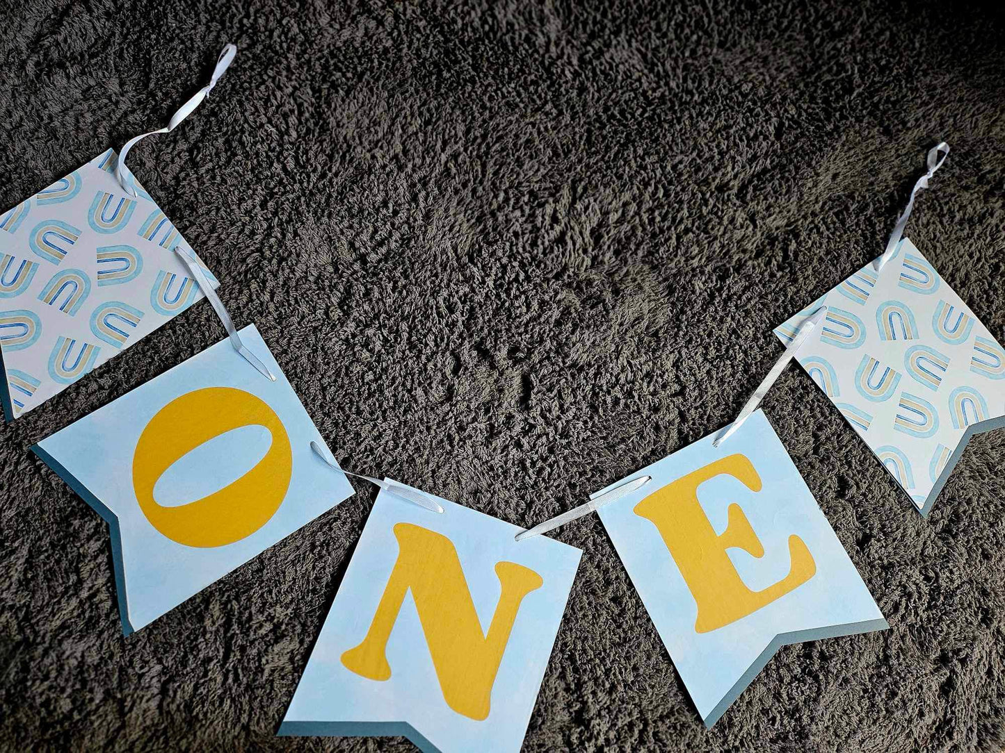 First Birthday Highchair & Cake Table Banner