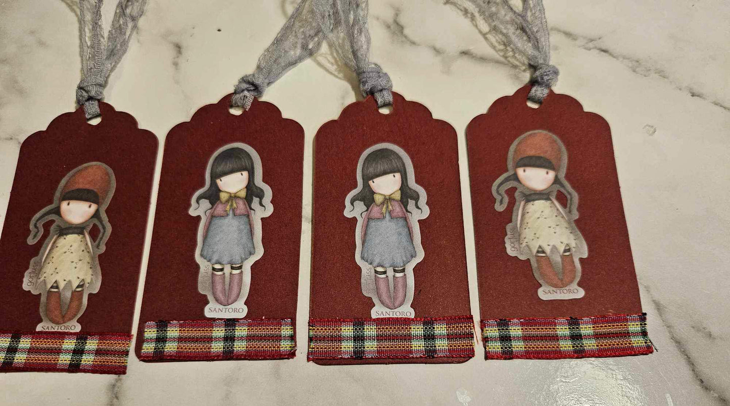 Handmade 4 Pack Gift Tags