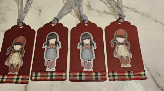 Handmade 4 Pack Gift Tags