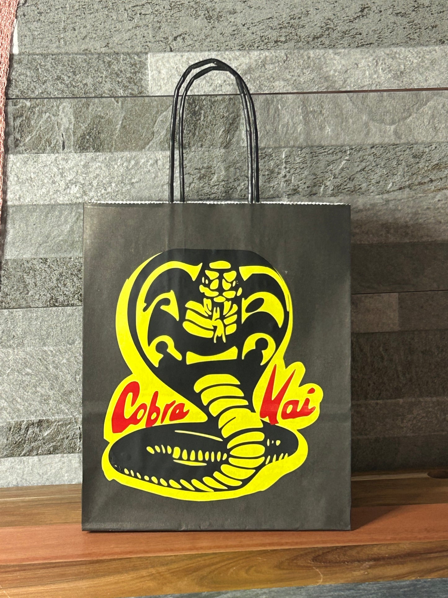 Cobra Kai Inspired Paper Party Bag