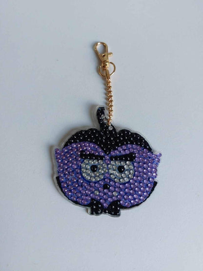 Halloween Themed Diamond Painted Keyring