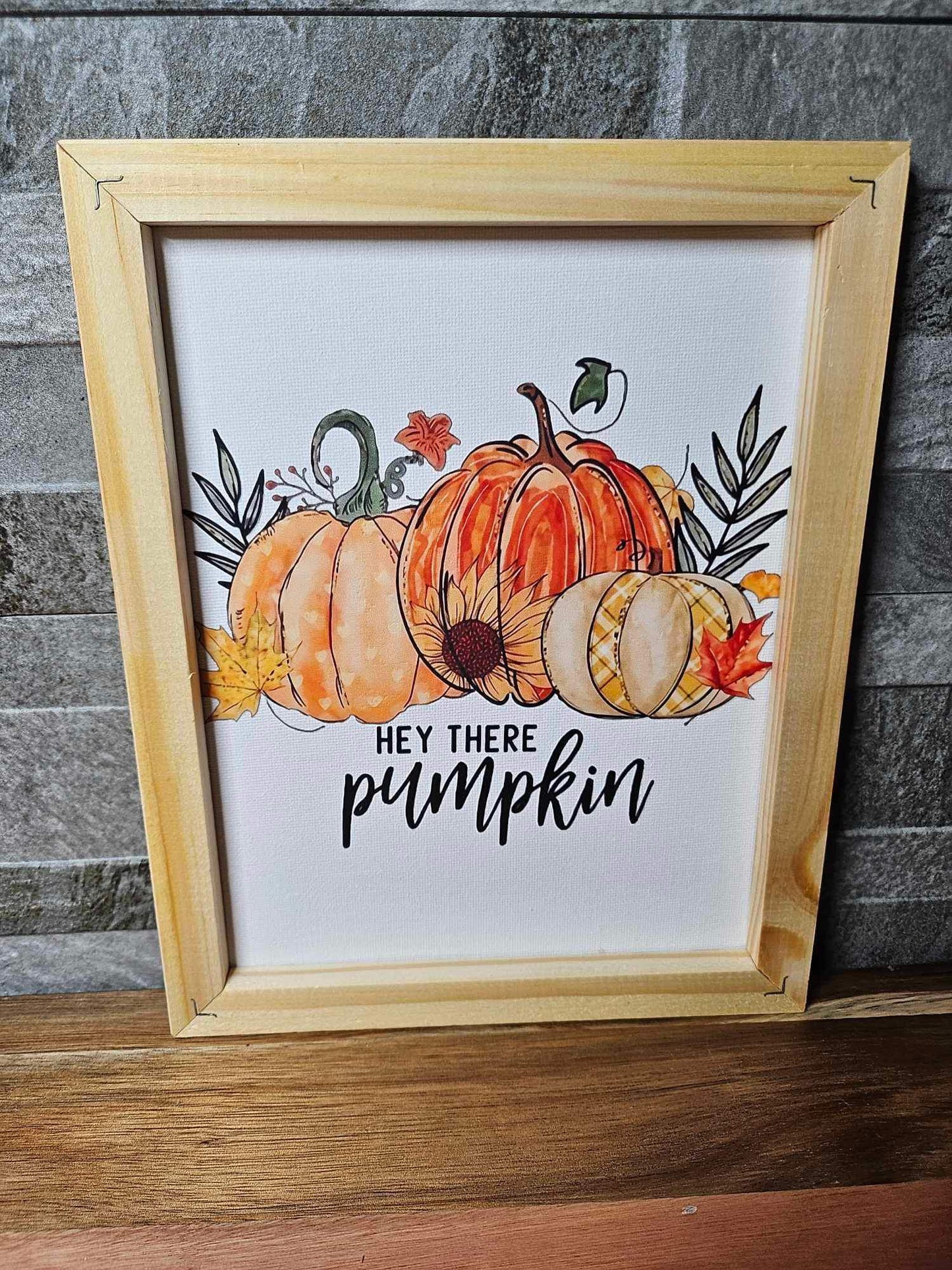 Framed Autumnal Canvas