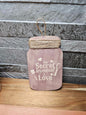 Mason Jar Decorative Plaques