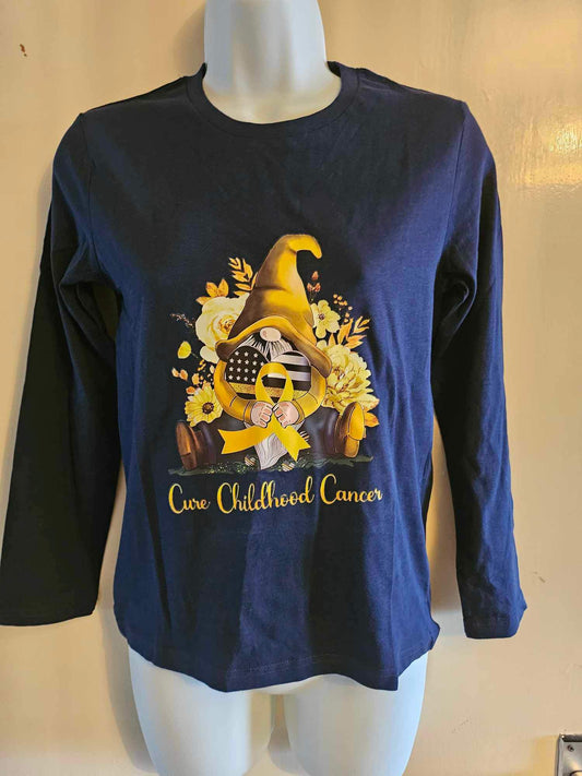 Age 10-11 Years Cure Childhood Cancer T-Shirt