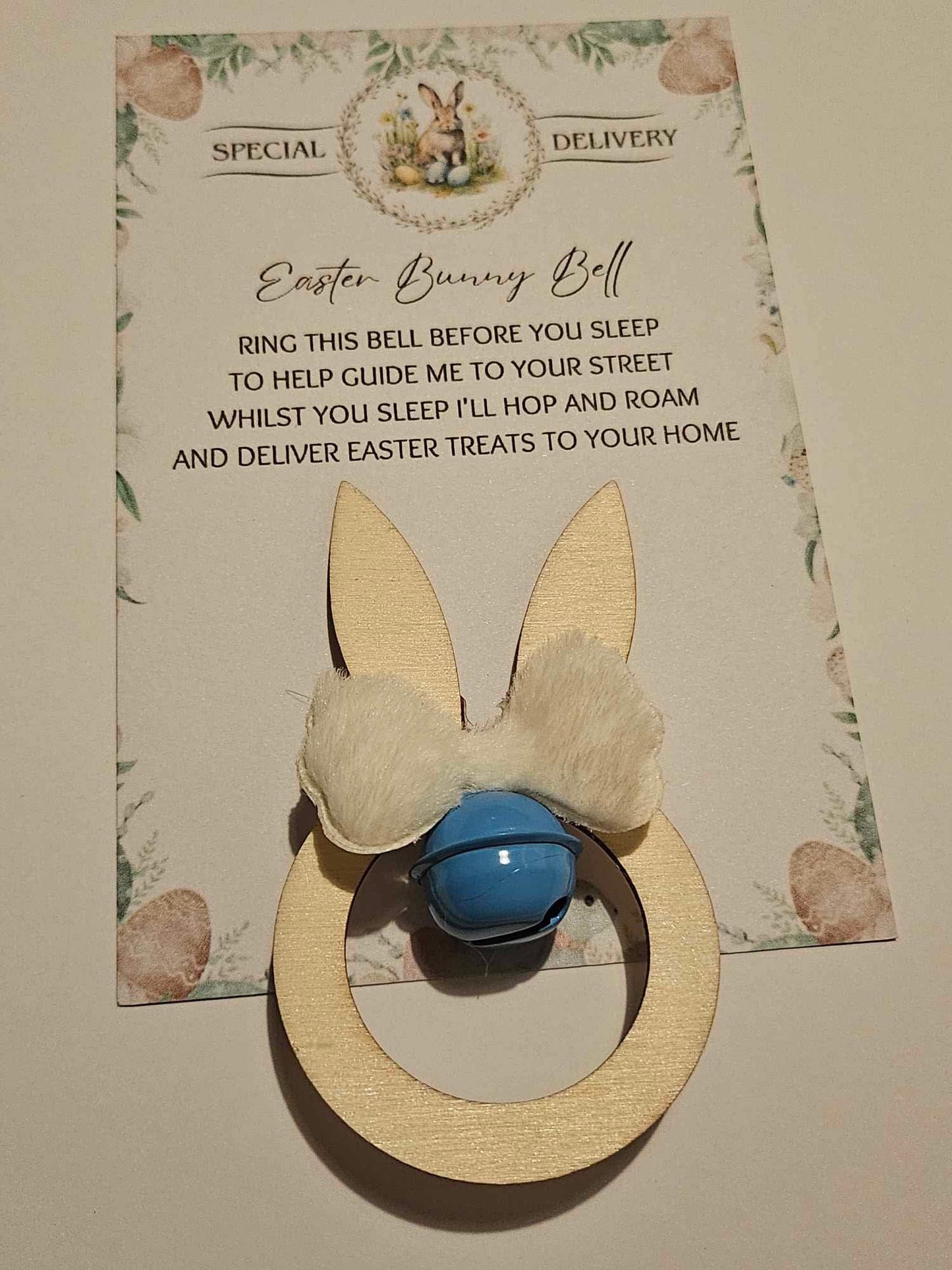 Easter Bunny Believe Bell