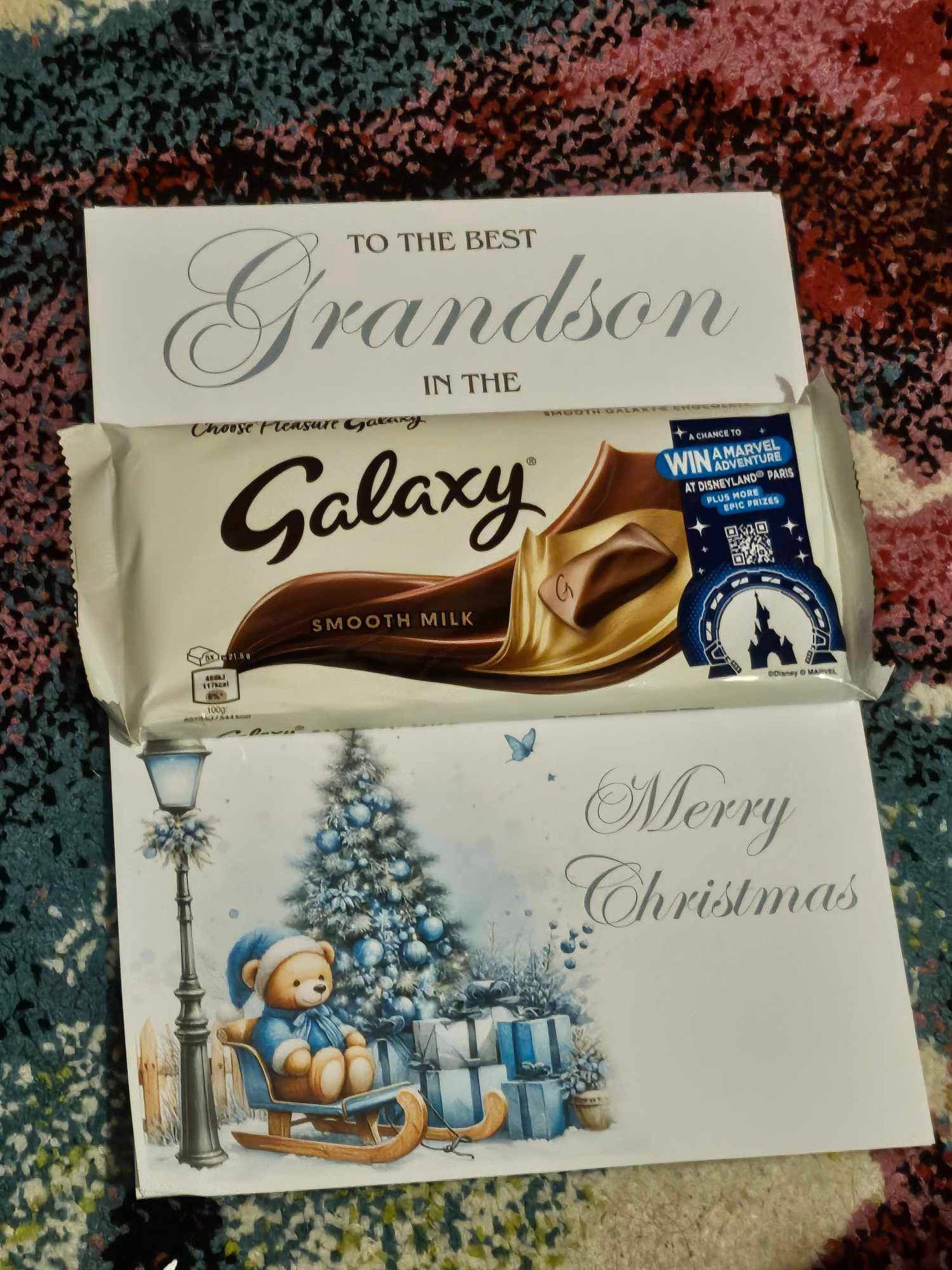 Galaxy Chocolate Christmas A4 Board