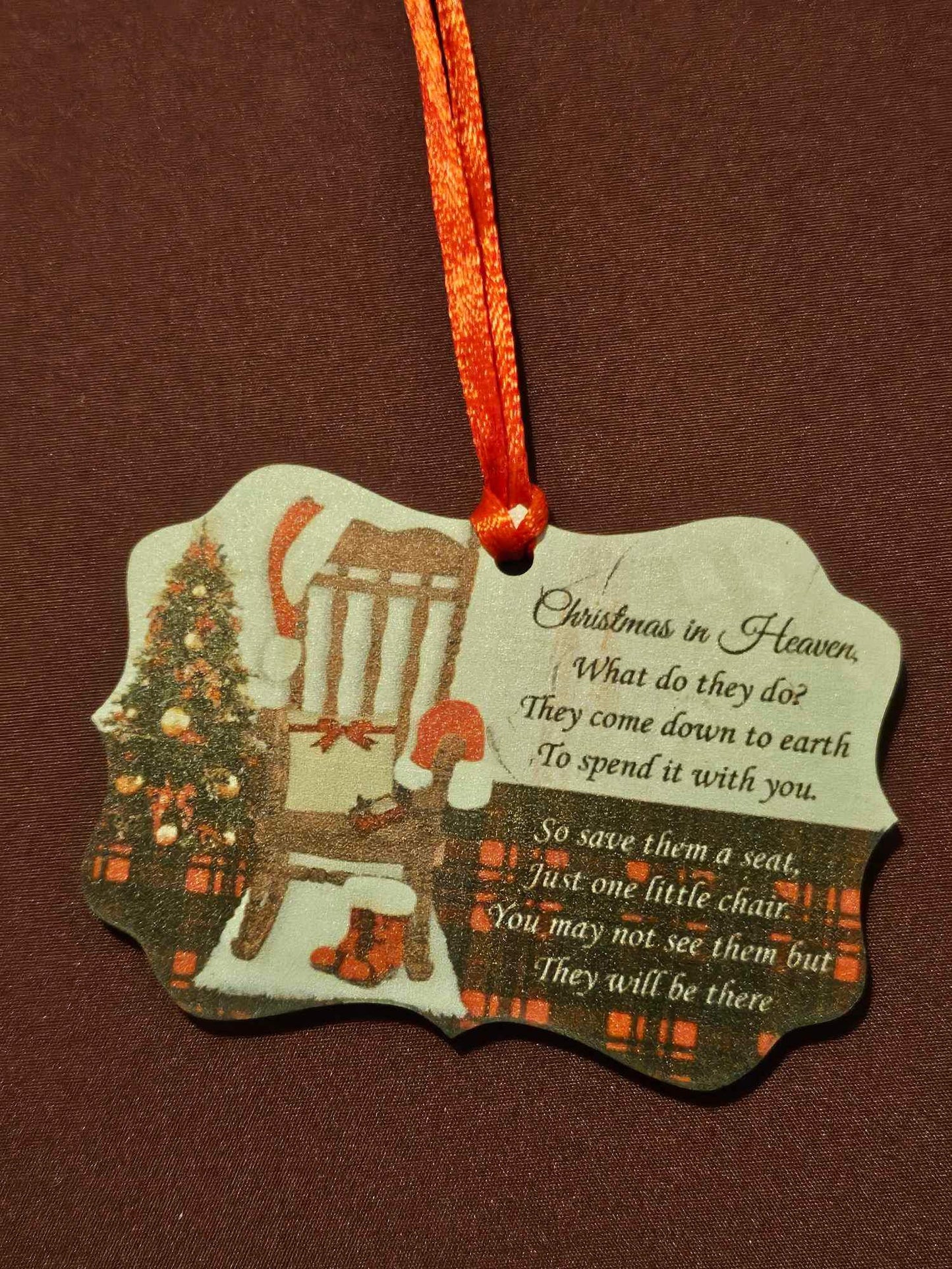 Christmas In Heaven Hanging Decoration